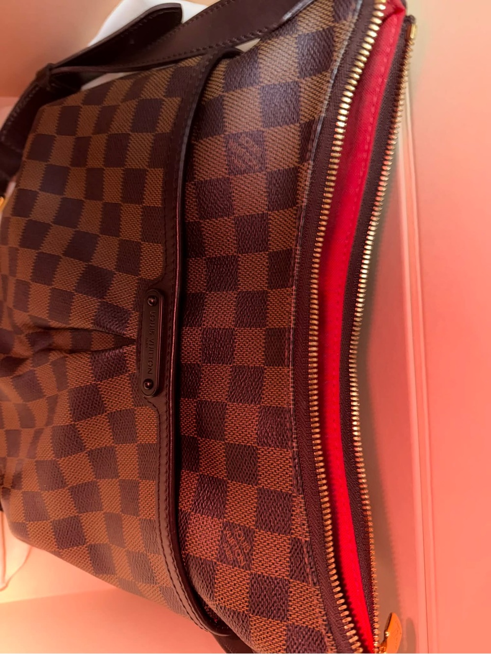 Louis Vuitton Brown Damier Ebene Crossbody Bag - Picture 5 of 6